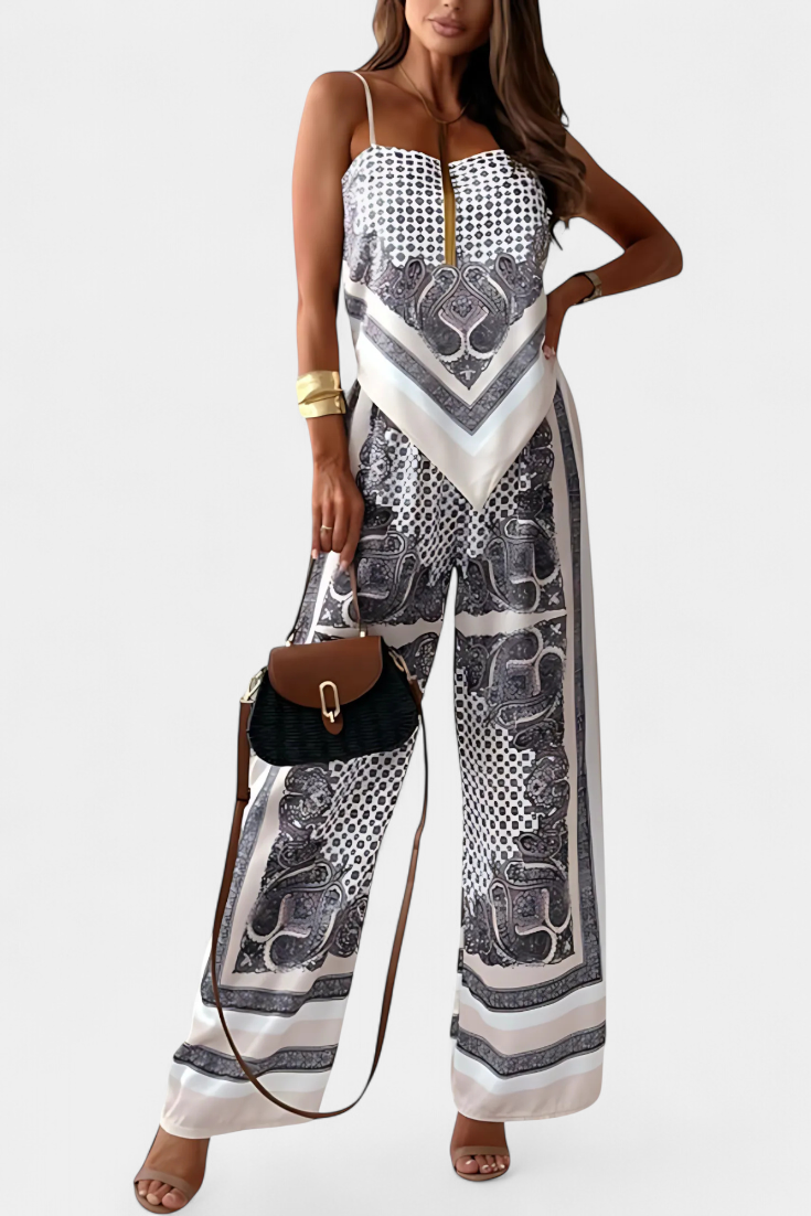 Leonie Paisley Pattern and Straps Set