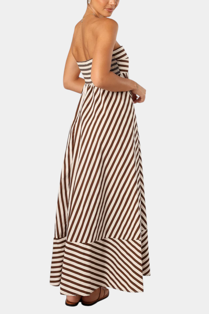 Rosa Transformable Ruched Dress with Nighttime Charm