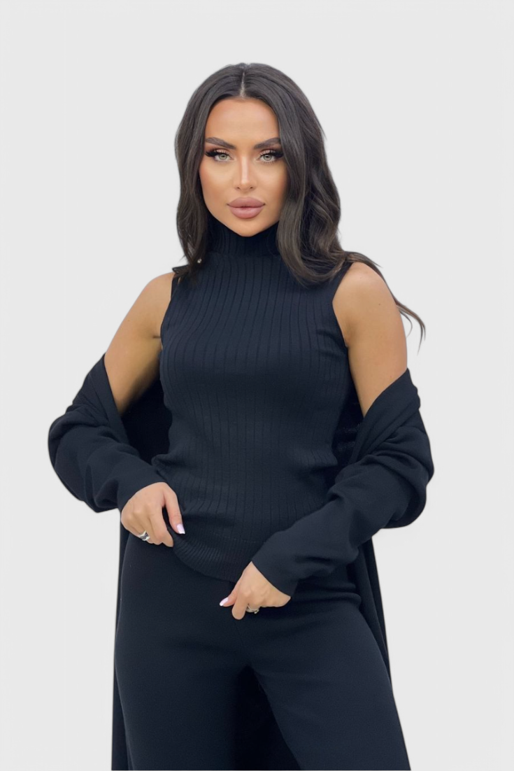Mahalia Knitted Three-Piece Set