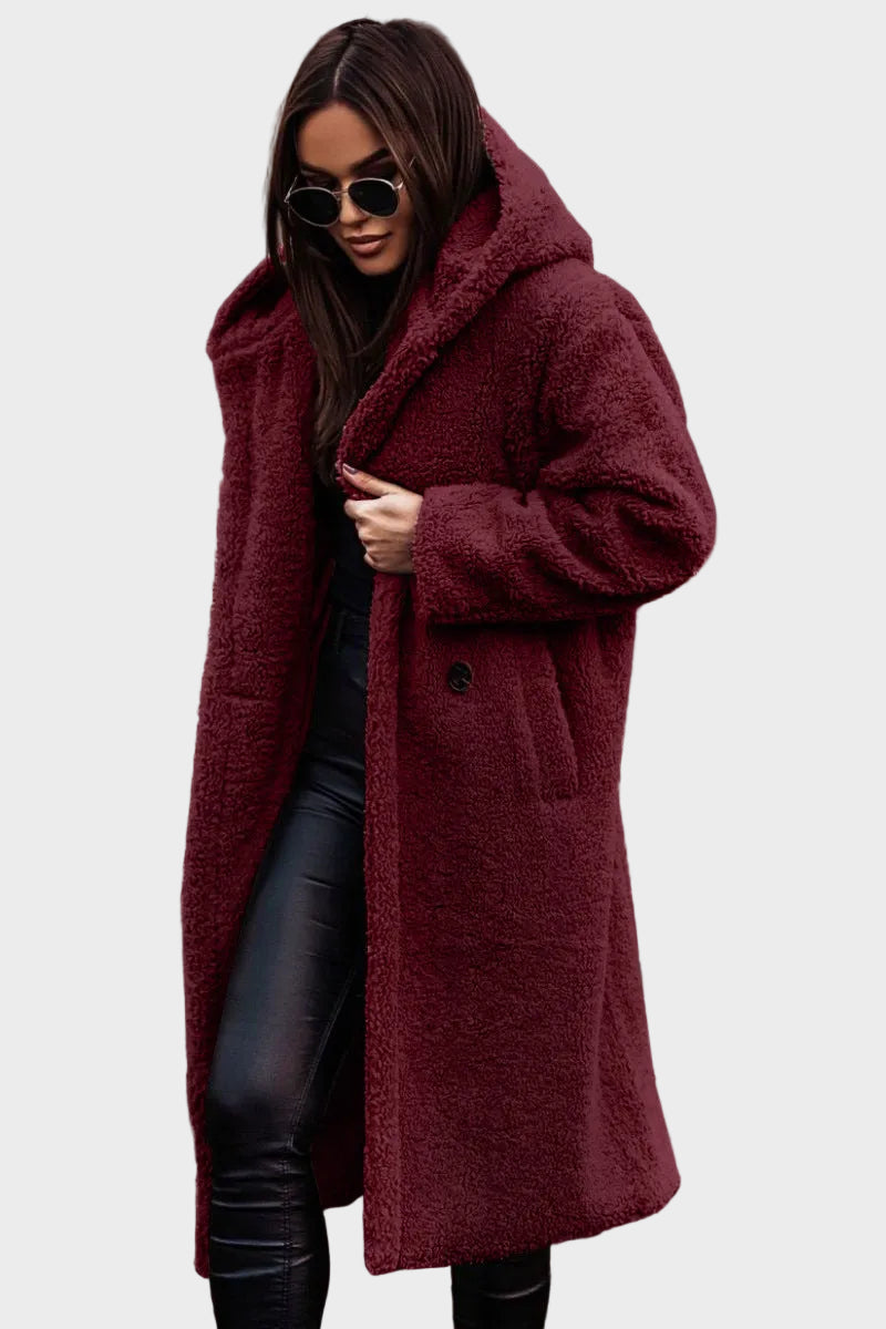 Rina | Cozy Fleece Down Jacket