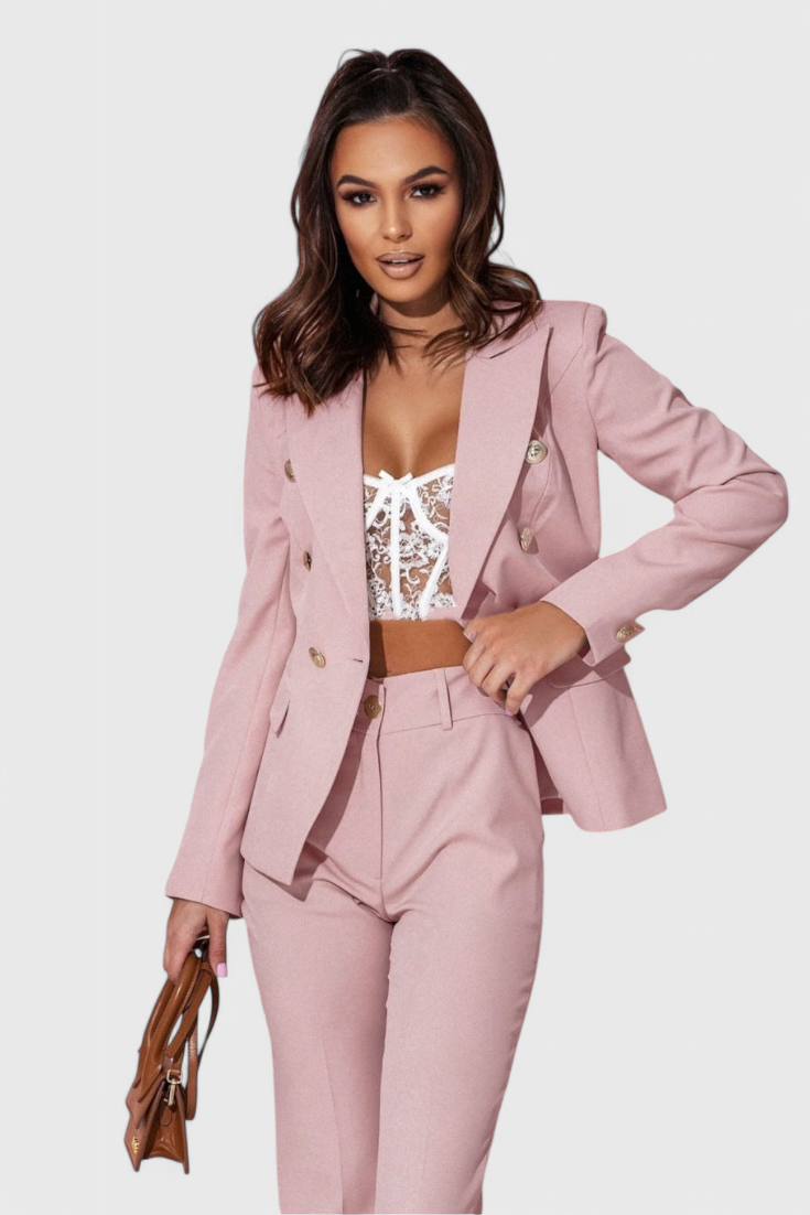 Rosalin Elegant Blazer and Pants Set