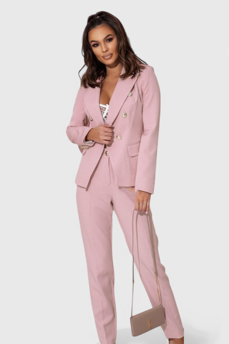 Rosalin Elegant Blazer and Pants Set