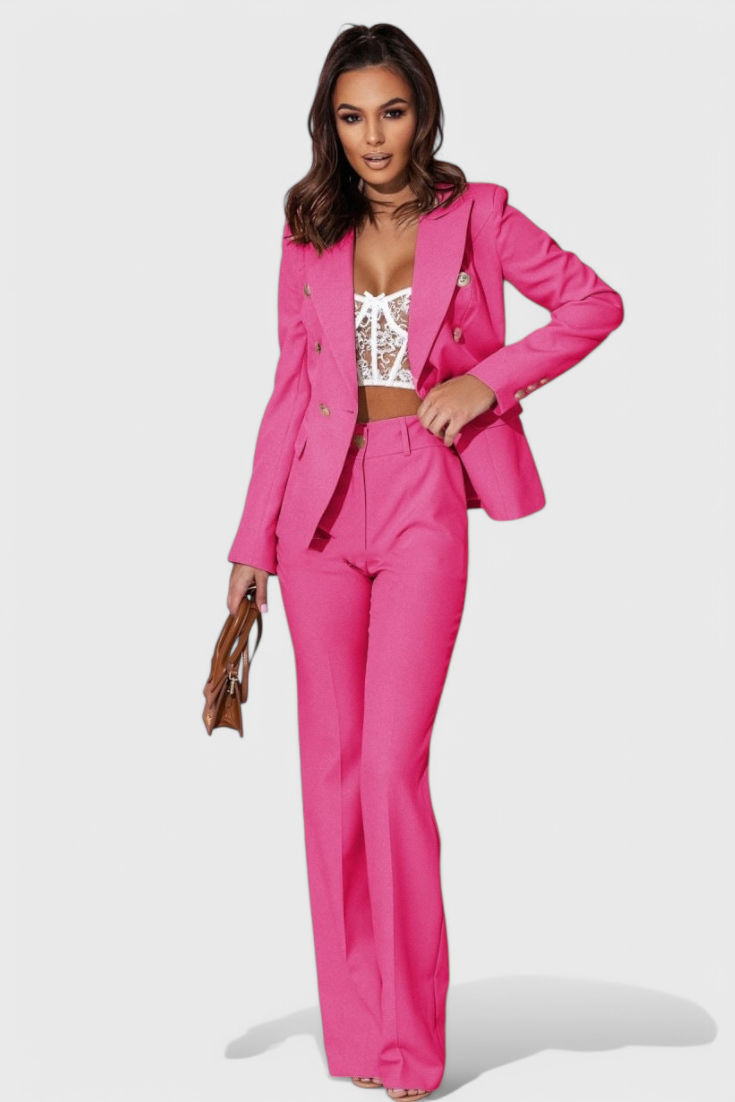 Rosalin Elegant Blazer and Pants Set