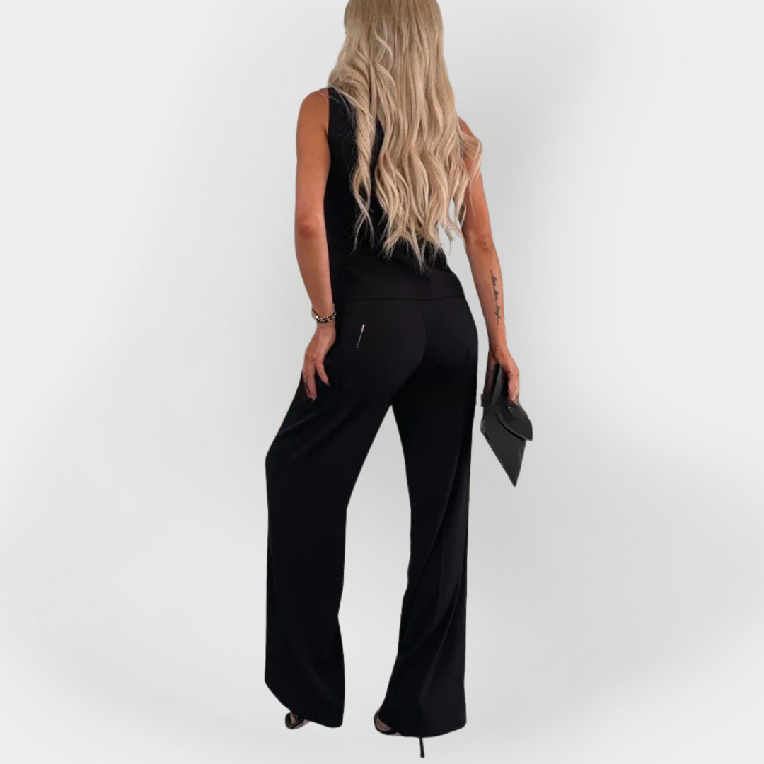 Elegant Pants Set with Sleeveless Top