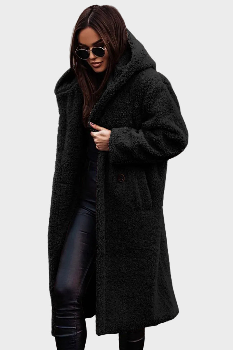 Rina | Cozy Fleece Down Jacket