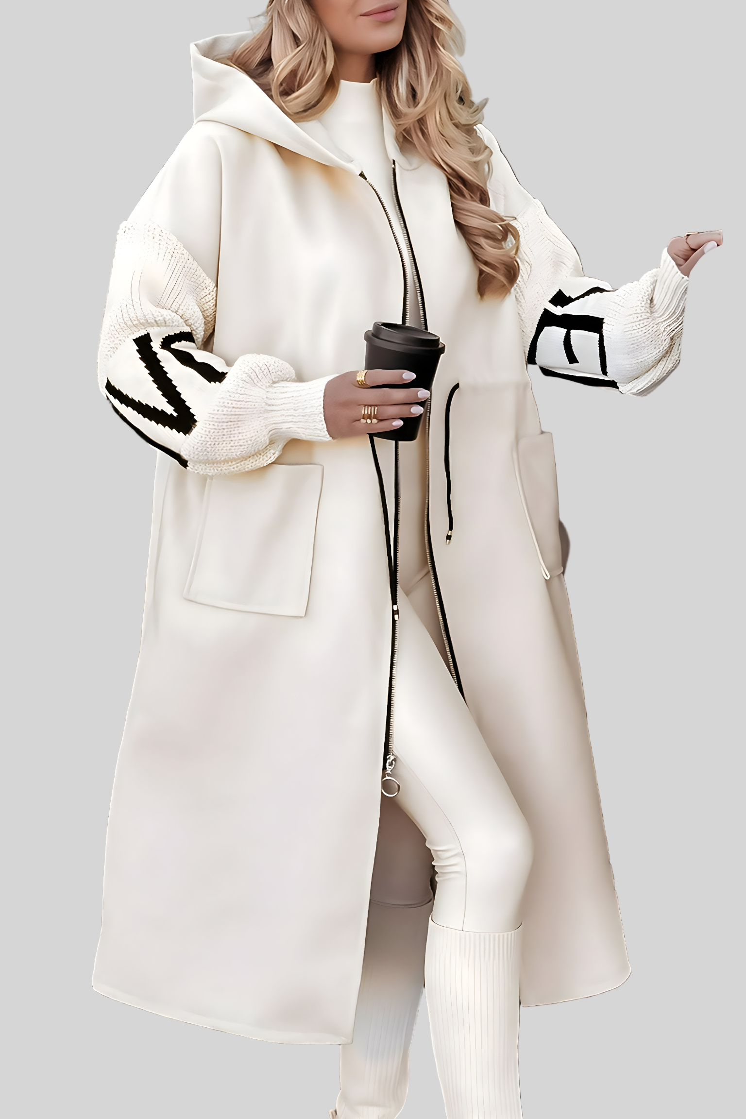 Rosana | Elegant Hooded Cardigan