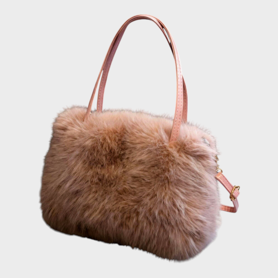 Cecelia | Siberian Aurora Handbag Made of Fur