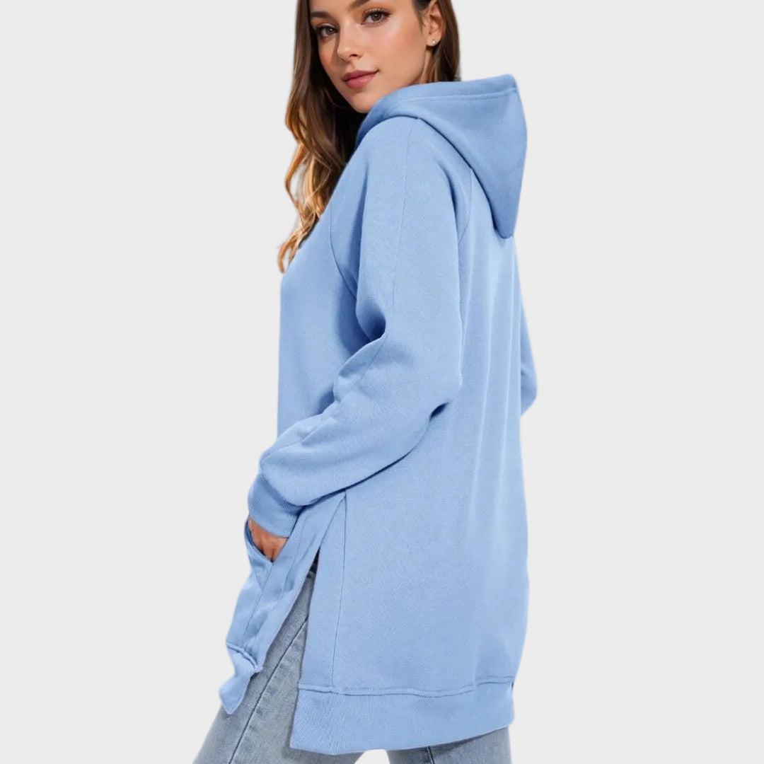 Rhea | Long Dress with Hood