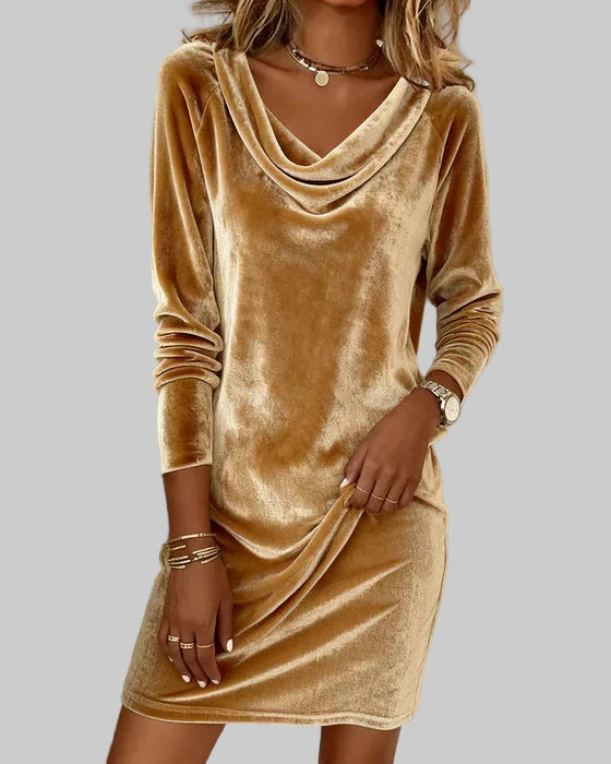 Frosina - Loose Velvet Dress