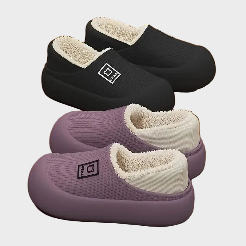 Monica Fleece-Lined Winter Slippers
