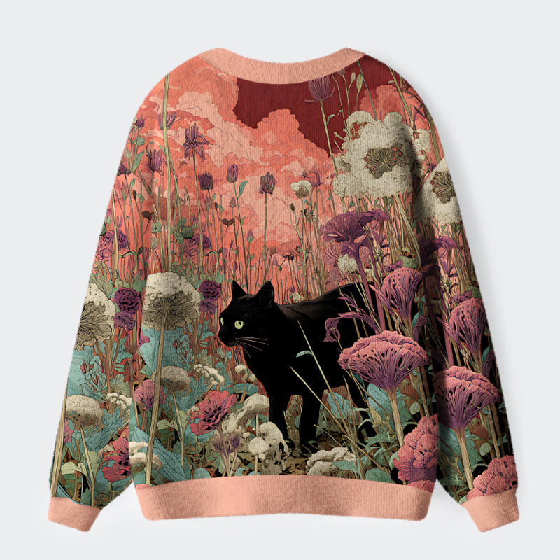 Andela | Knitted Cardigan (Ugly Cardigan) "The Mysteries of the Garden"