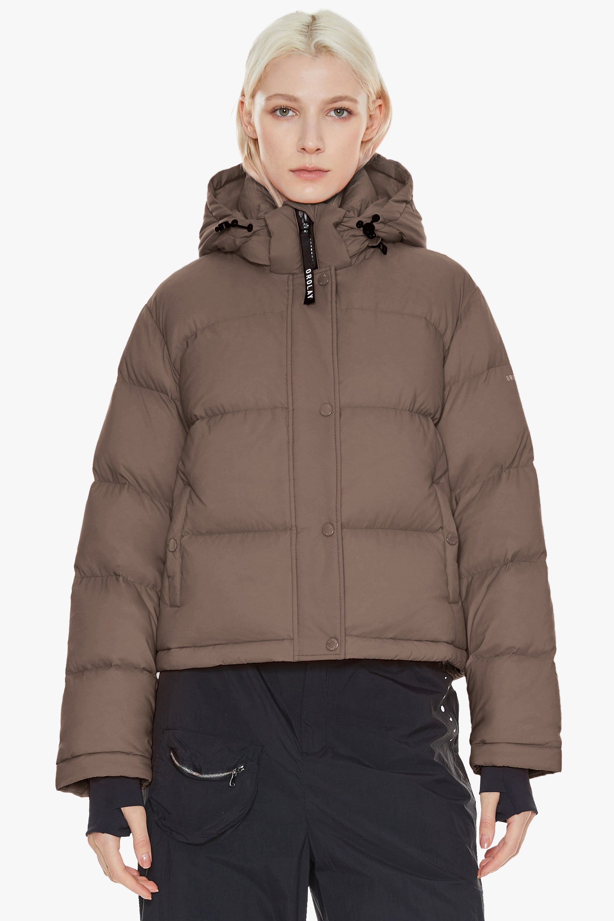 Beth - Aurora Cropped Thermal Down Puffer Jacket