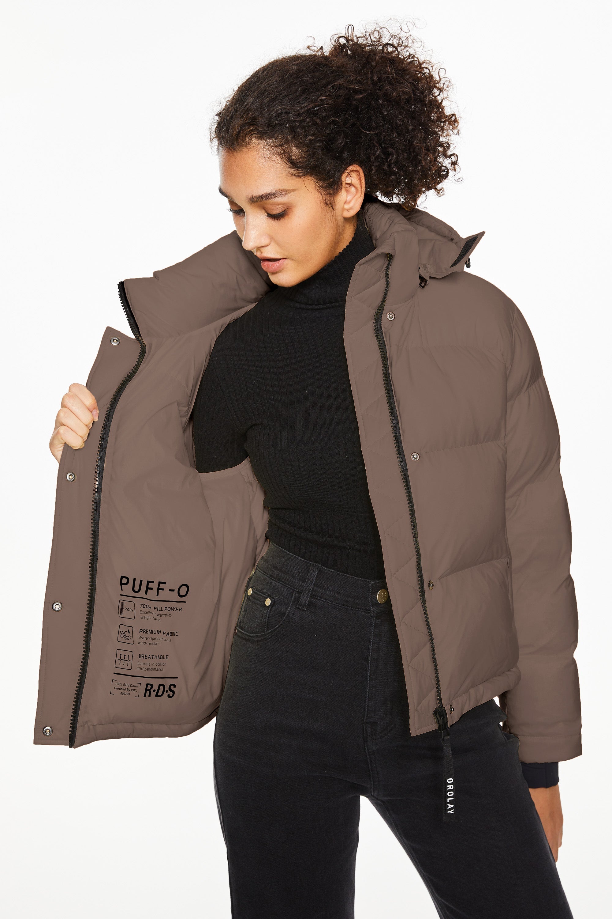 Beth - Aurora Cropped Thermal Down Puffer Jacket