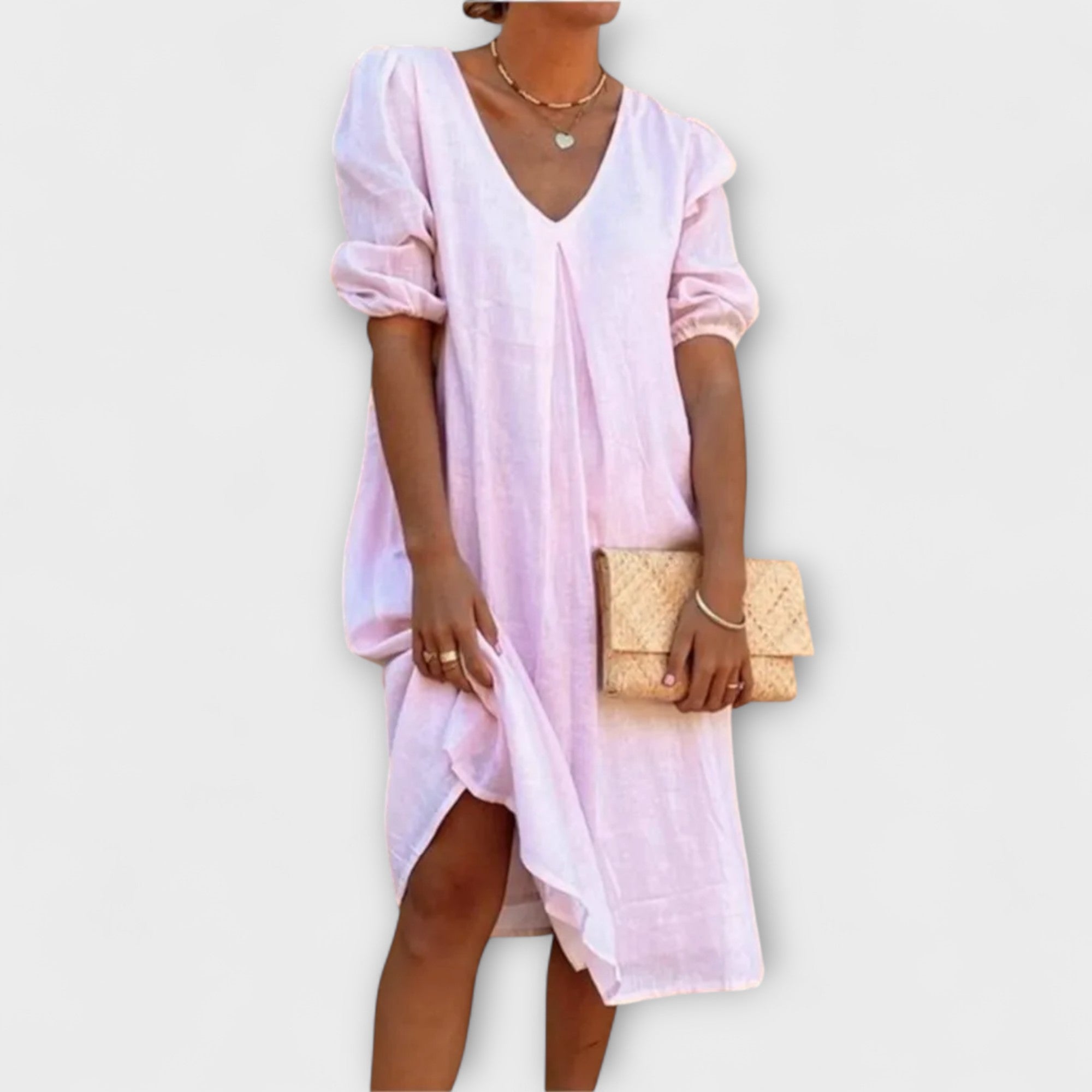 Fanny — Elegant Summer Dress with Braided Details