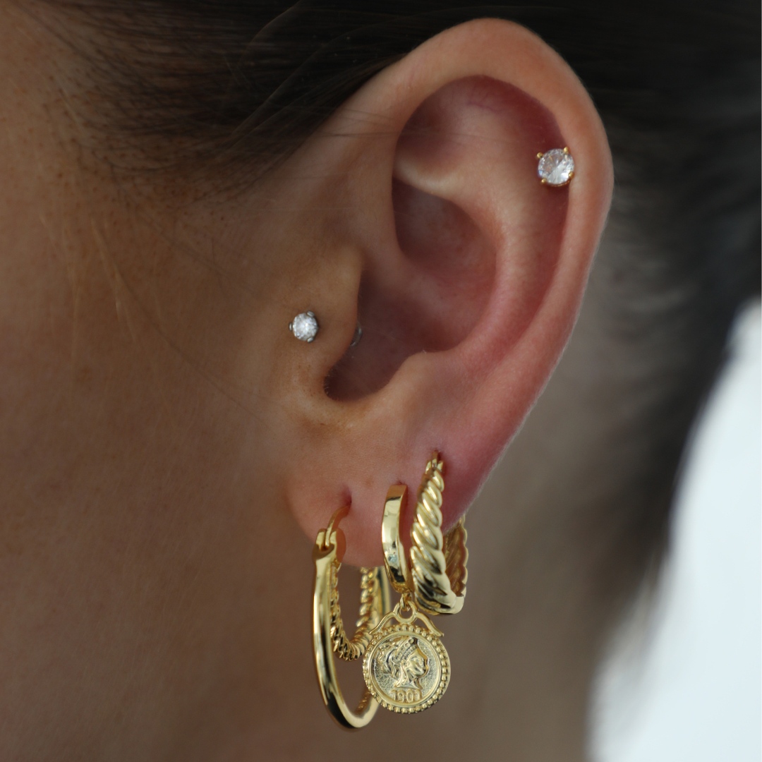 Twisted Earrings with Twist Style