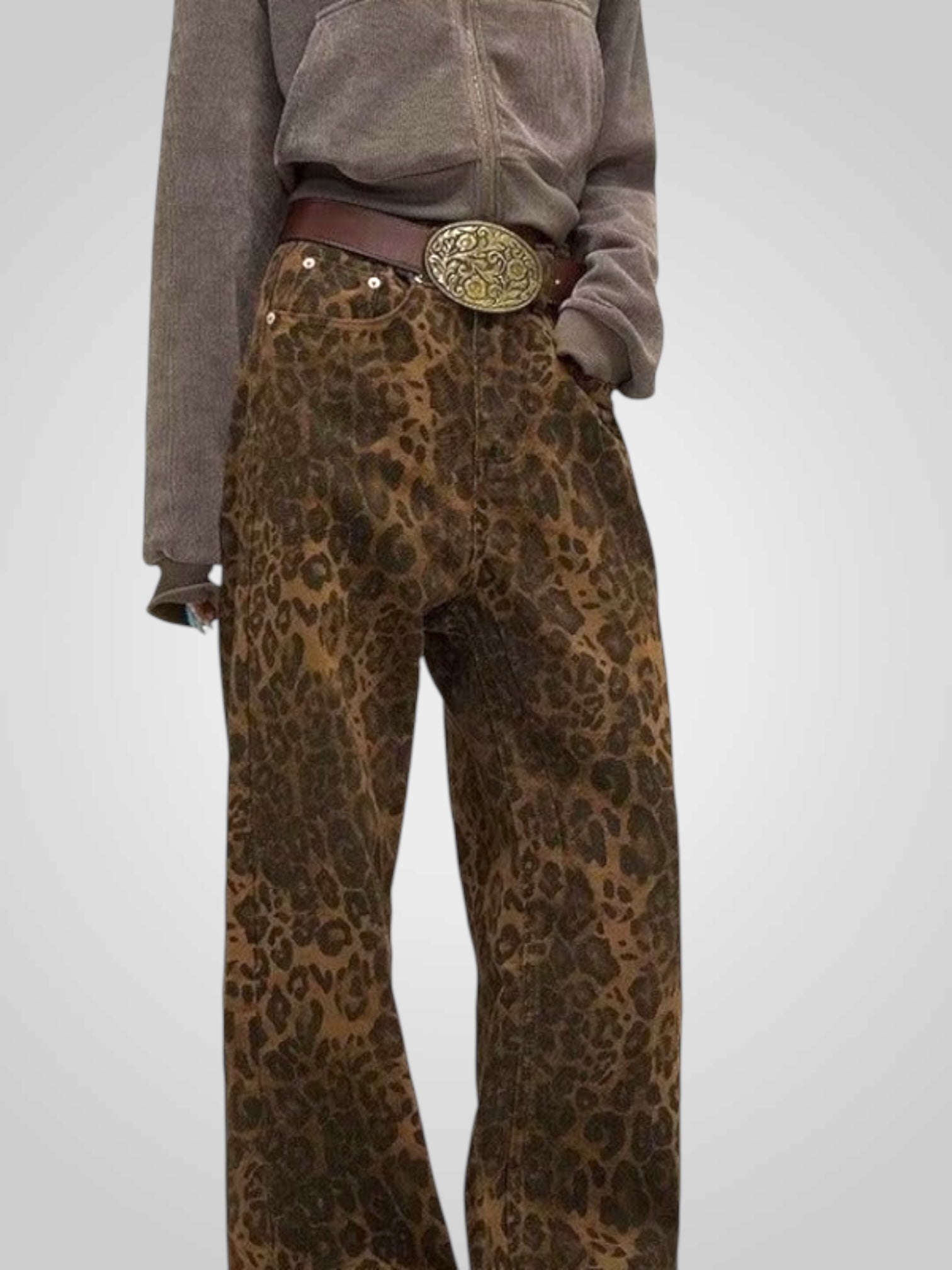 Leoni | Women's Leopard Print Pants