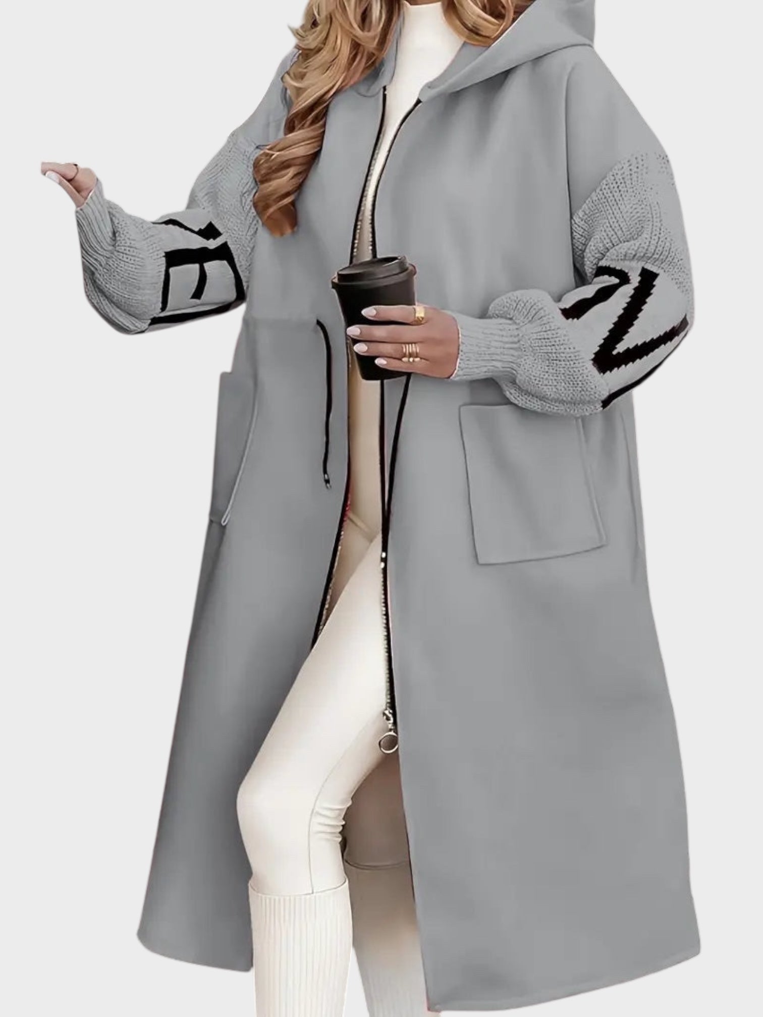 Rosana | Elegant Hooded Cardigan