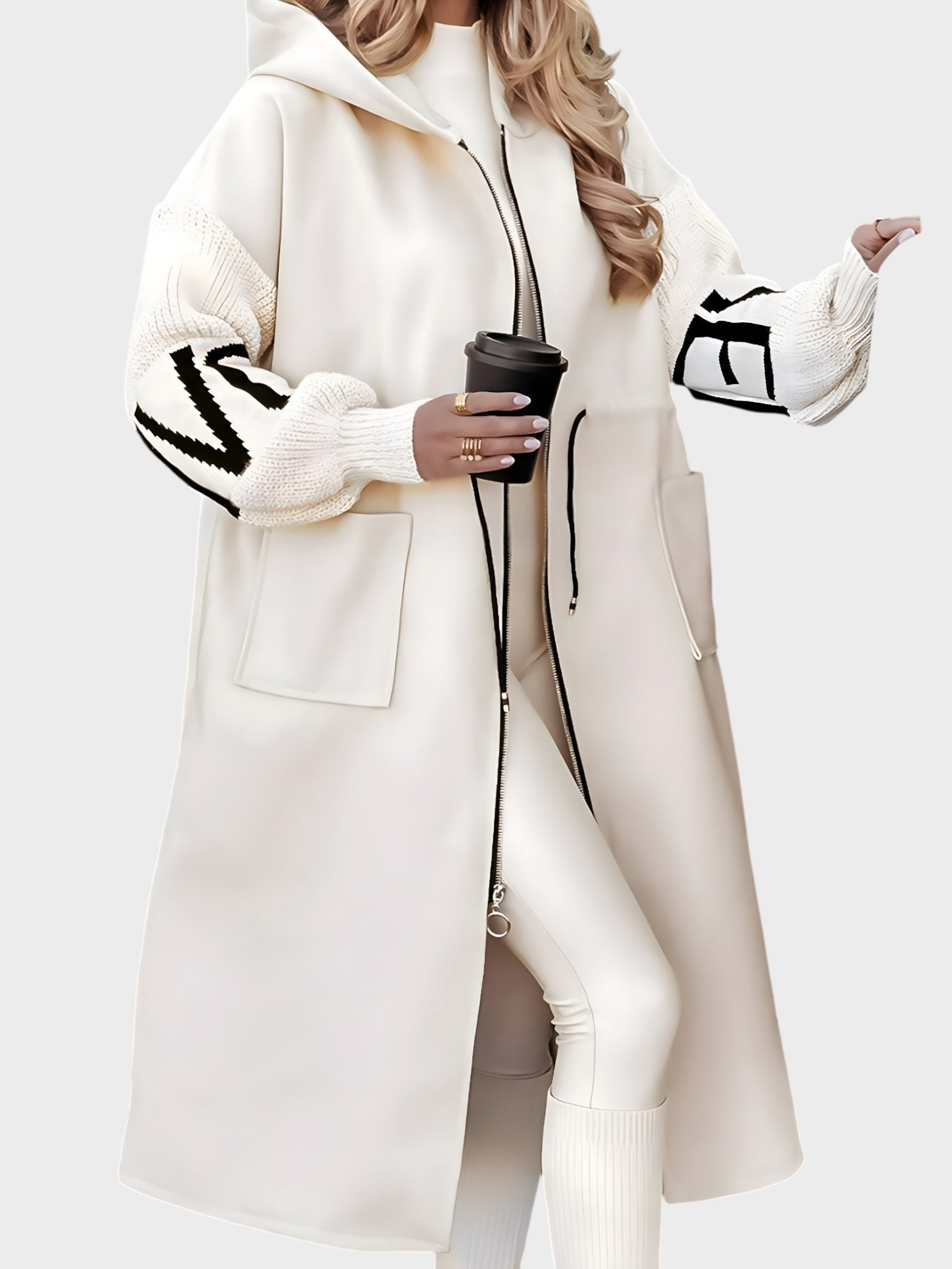 Rosana | Elegant Hooded Cardigan