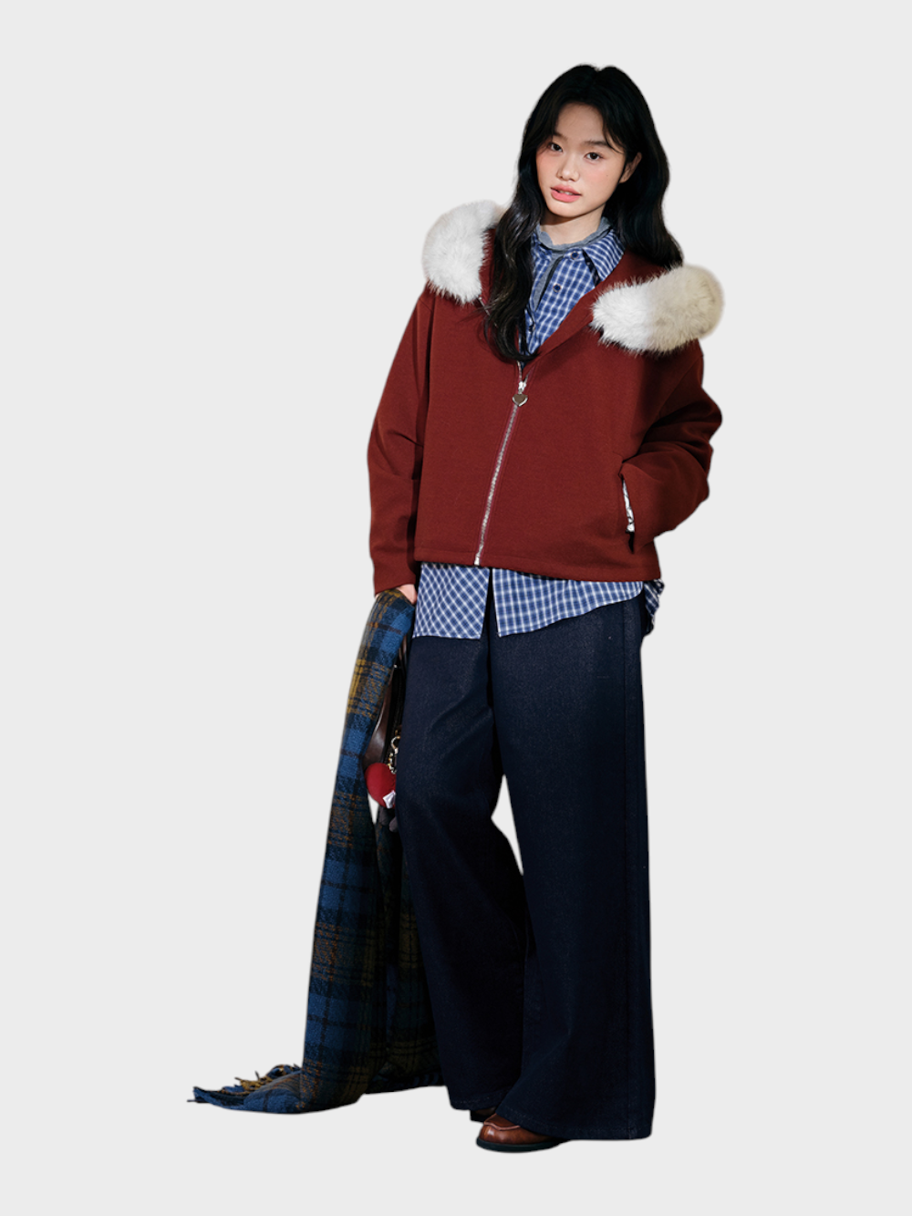 Rikke | Detachable jacket with synthetic fur