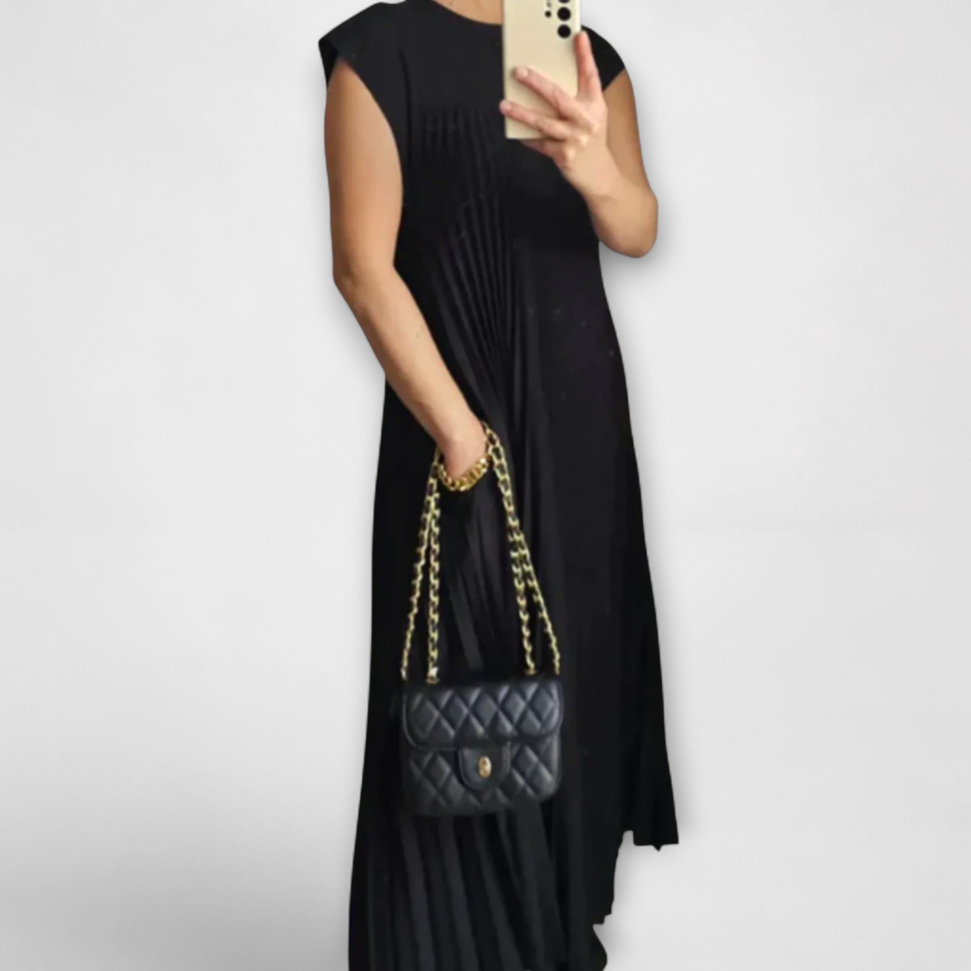 Zailer - Elegant Pleated Dress