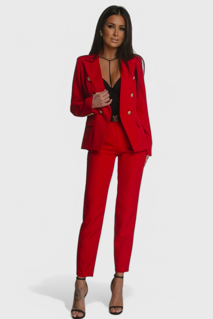 Rosalin Elegant Blazer and Pants Set