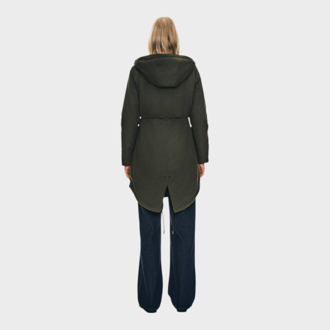 Eilish | Fleece Hooded Parka Jacket with Pockets
