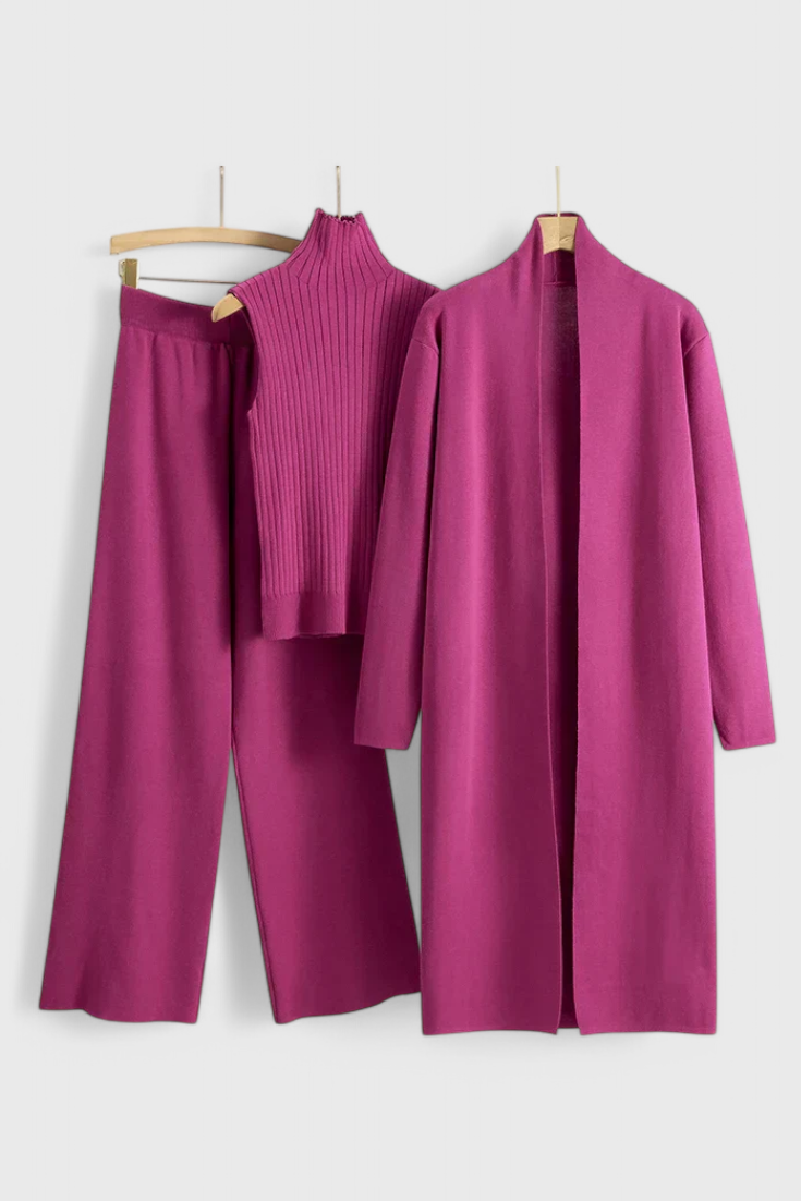 Mahalia Knitted Three-Piece Set