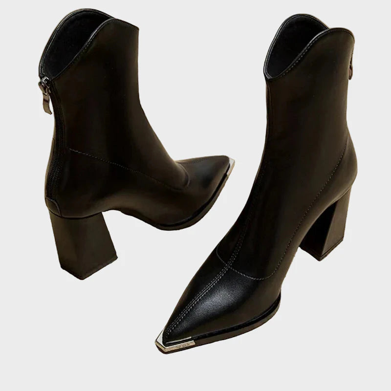 SIERRA | LEATHER BOOTS WITH DOT