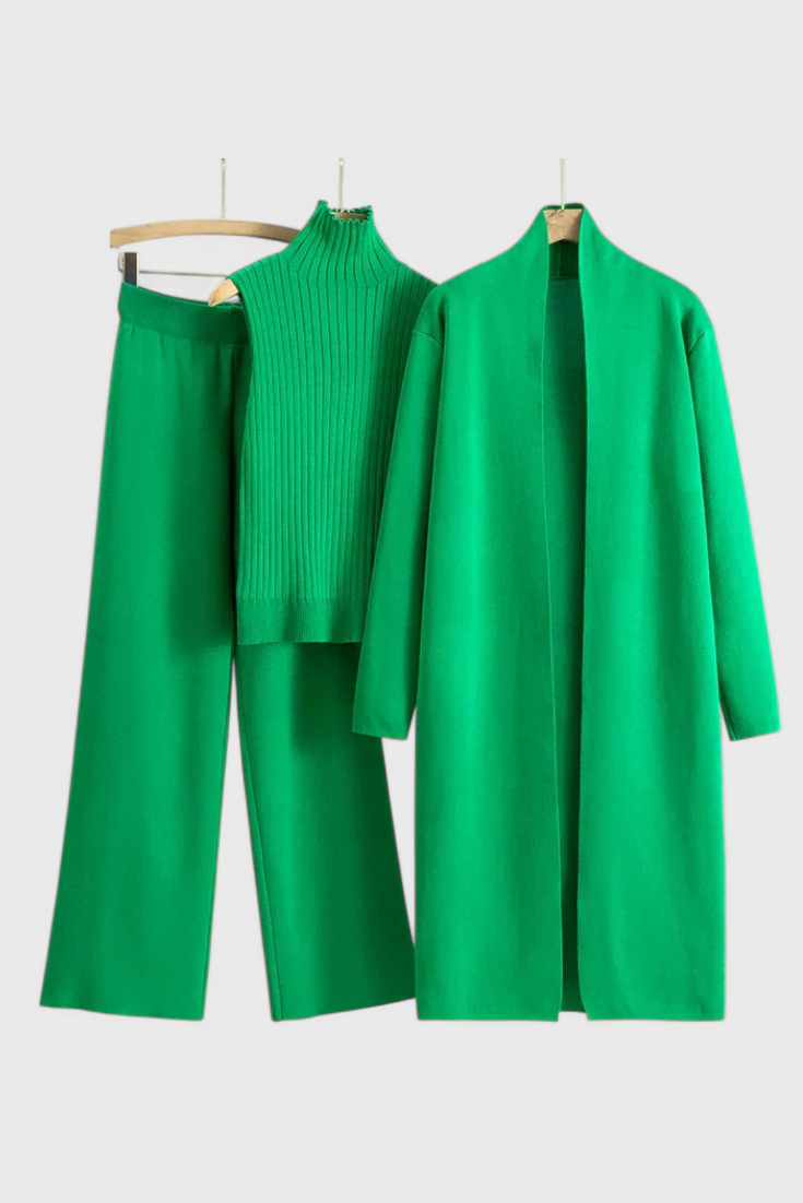 Mahalia Knitted Three-Piece Set