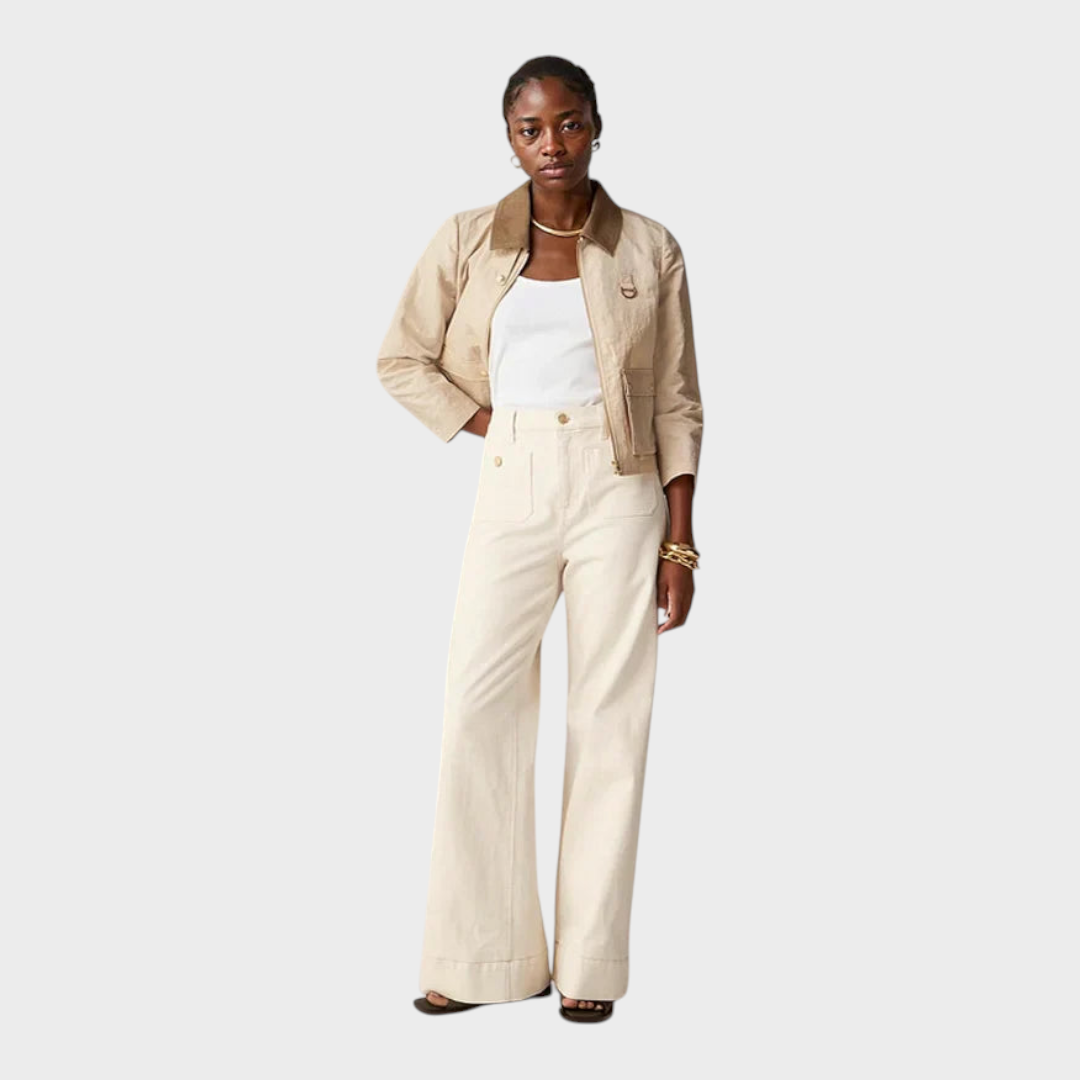 Jhana | Denim Capri Pants