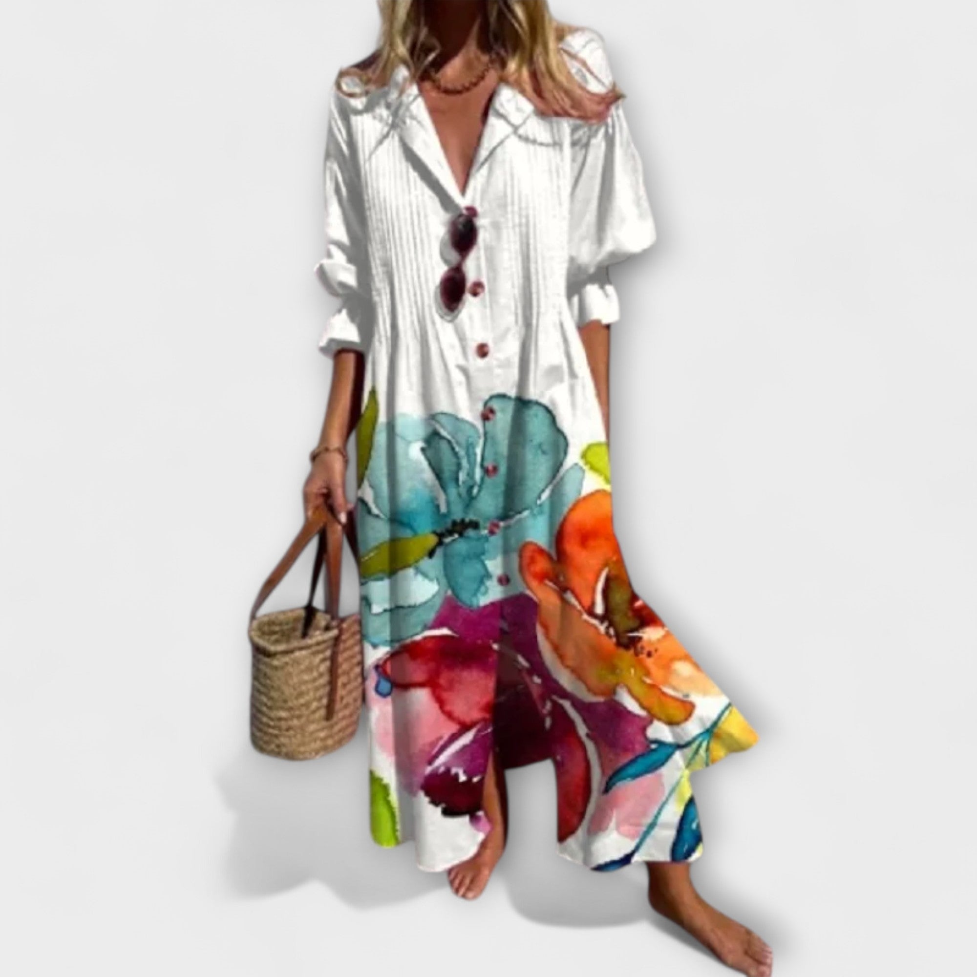 Lila — Attractive Maxi Dress That Covers the Belly