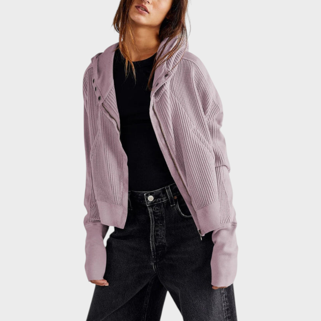 Alyssa | Valona Waffle Sweatshirt