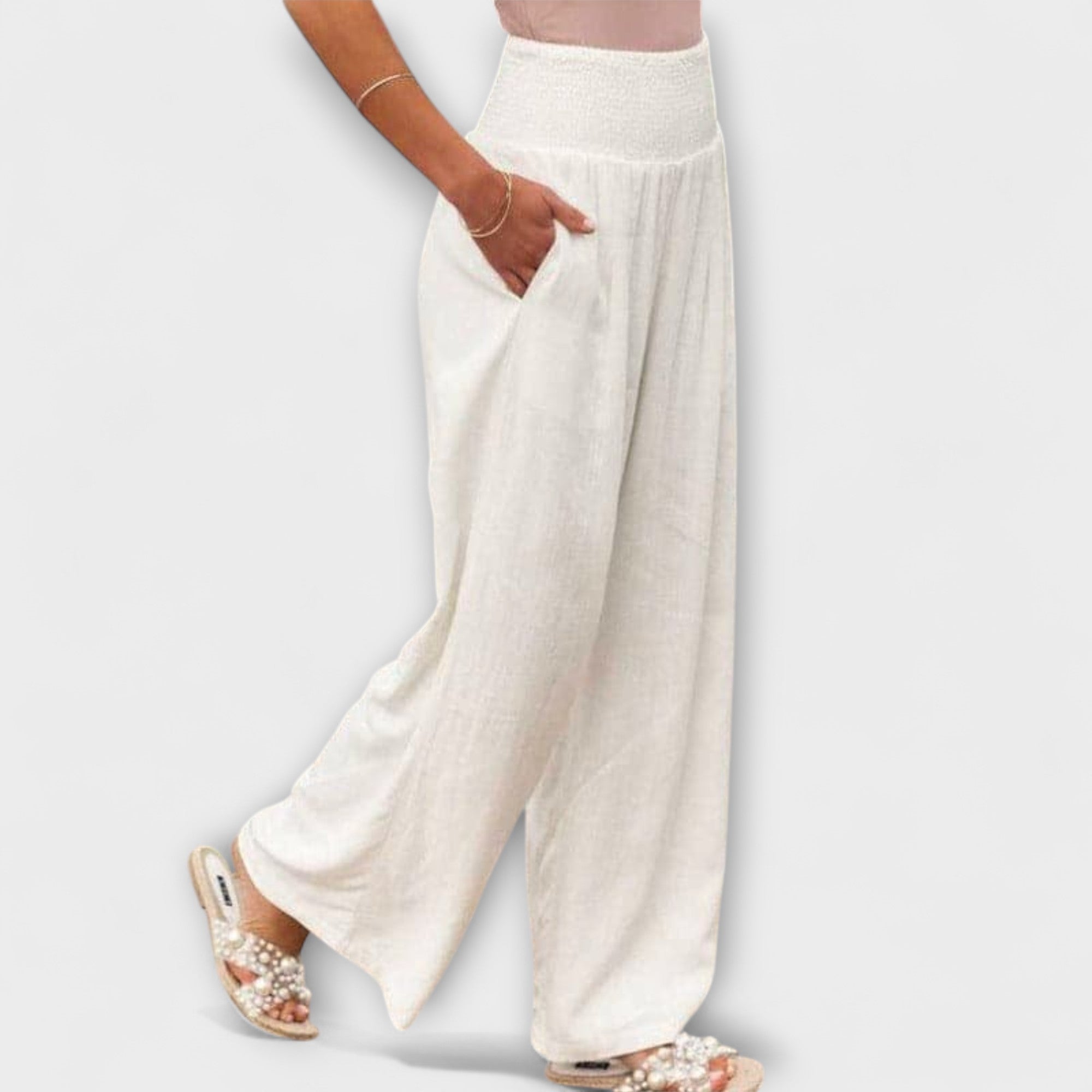 Thearya - Loose and casual linen pants