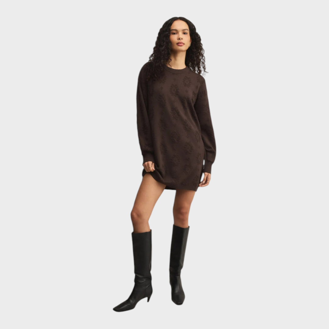 Aileen | Jacquard Mini Dress