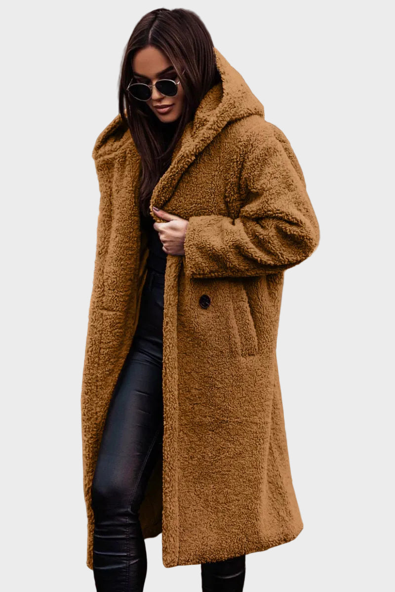 Rina | Cozy Fleece Down Jacket