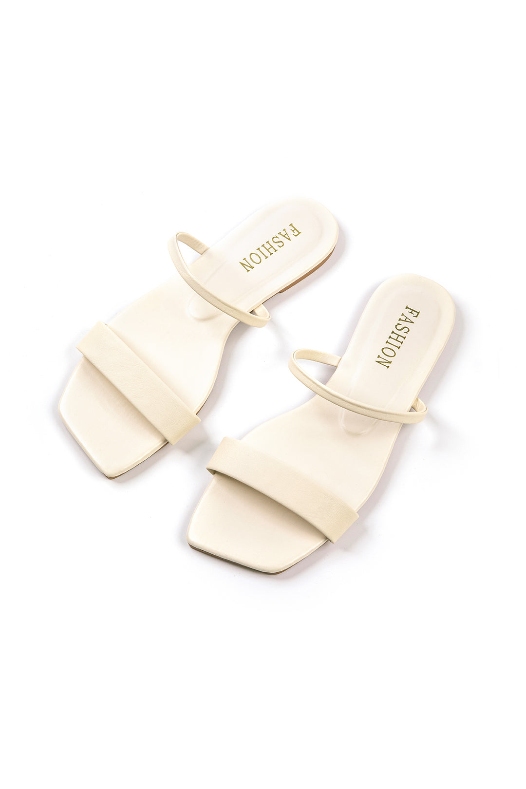 Basic Flat sandals with square toe