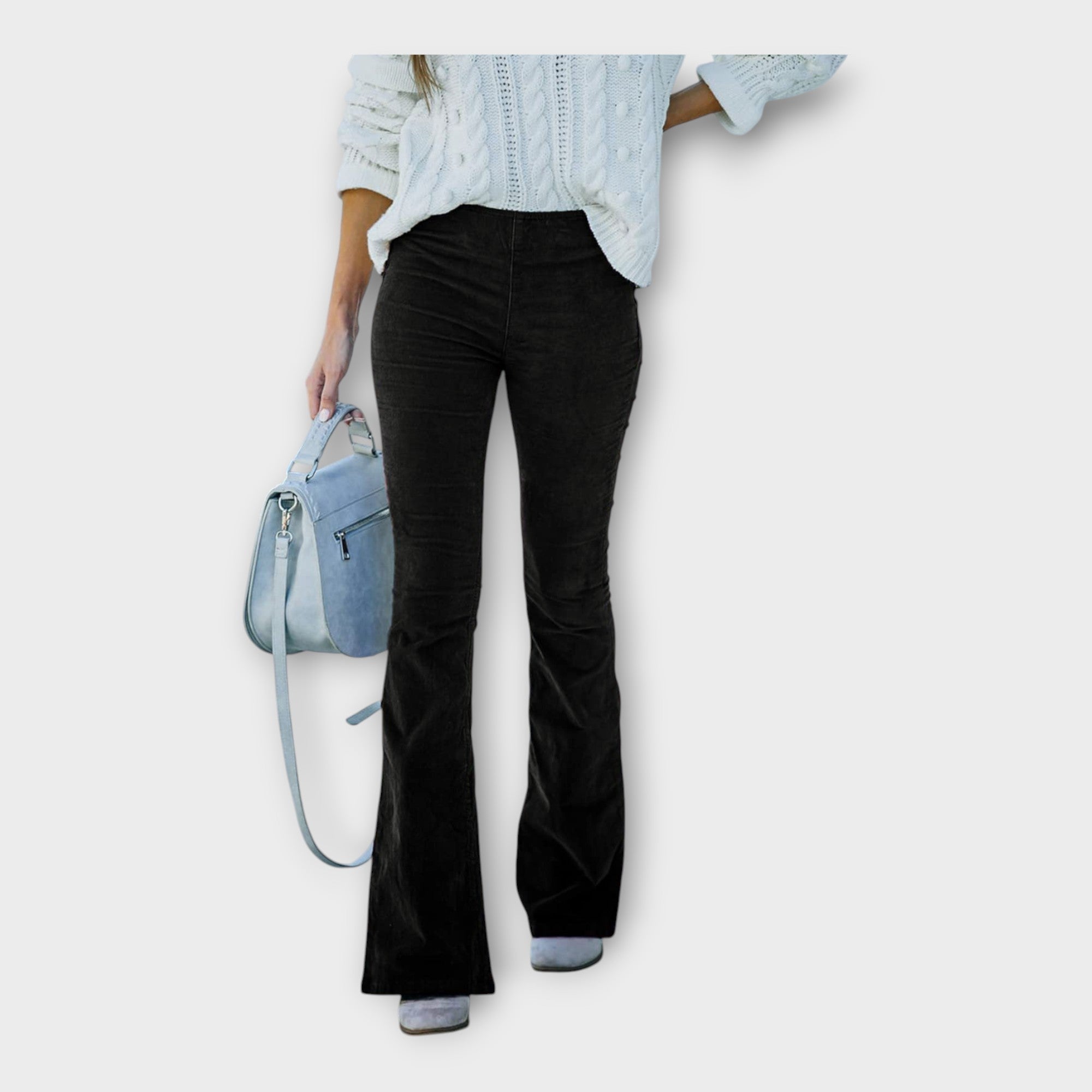 Elegant Bell-Bottom Pants