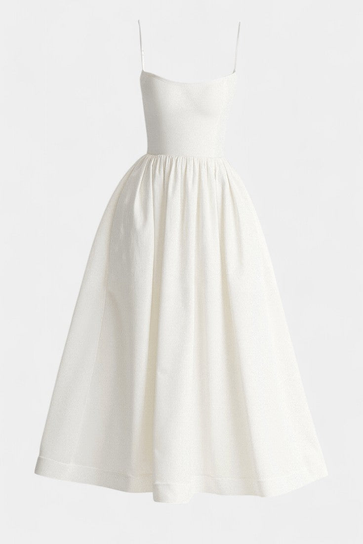 Marvelle Sleeveless Airy Midi Dress