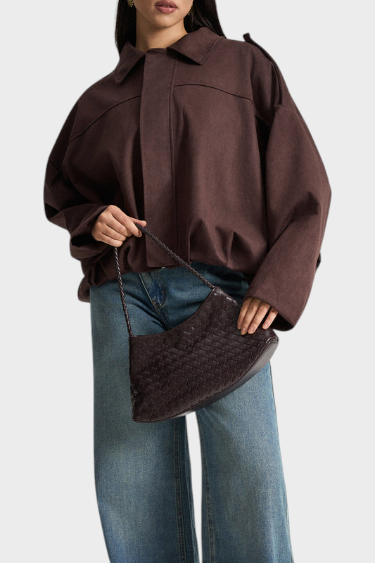 Vita | Suede bomber jacket