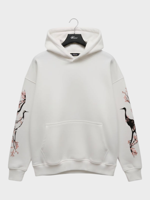 Adelle | Sakura Kran – Oversized Soft Hoodie