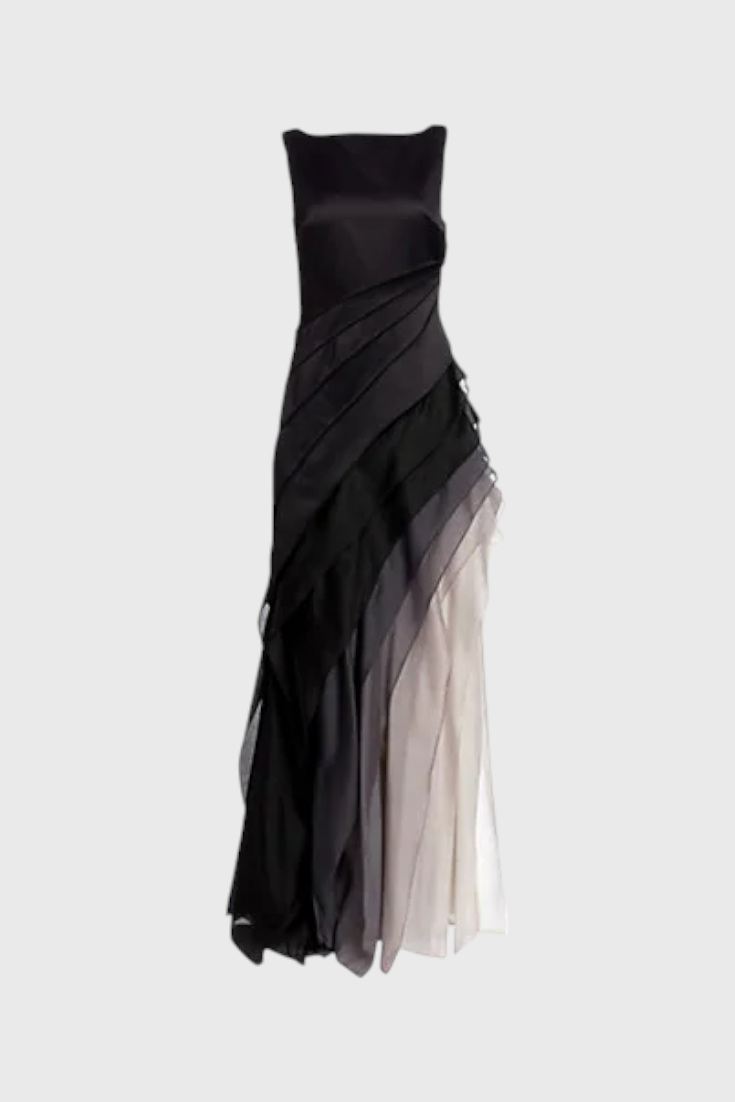 Angela Layered Gradient Dress
