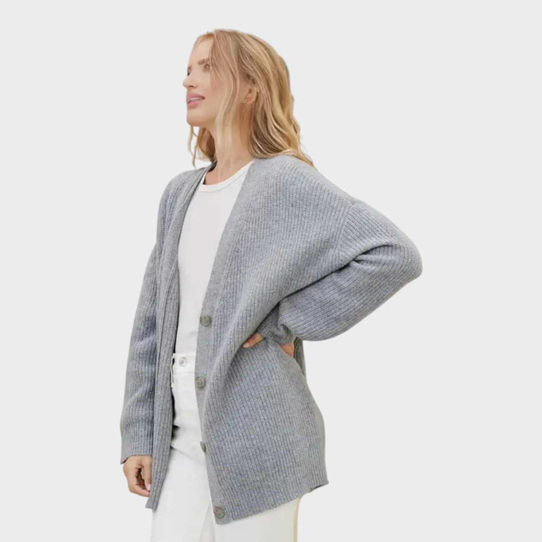 Maureen | Cocoon cashmere cardigan