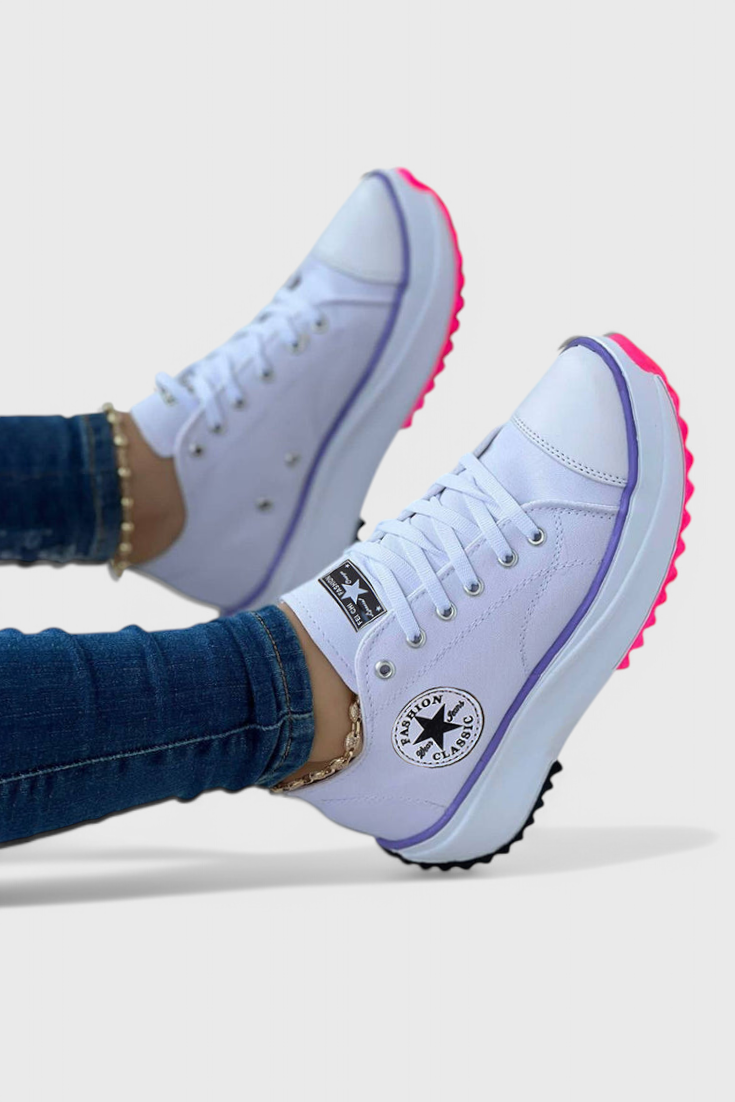 Taya Chunky Canvas Sneakers