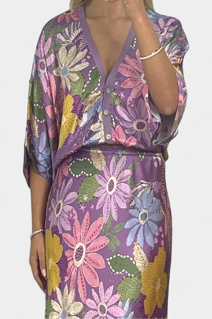 Shae Soft Set with Blouse and Floral Mermaid Skirt