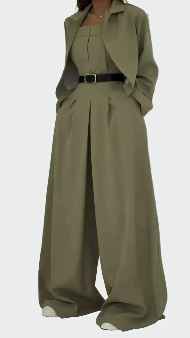 Elegant & Modern Style Vest and Cardigan Set