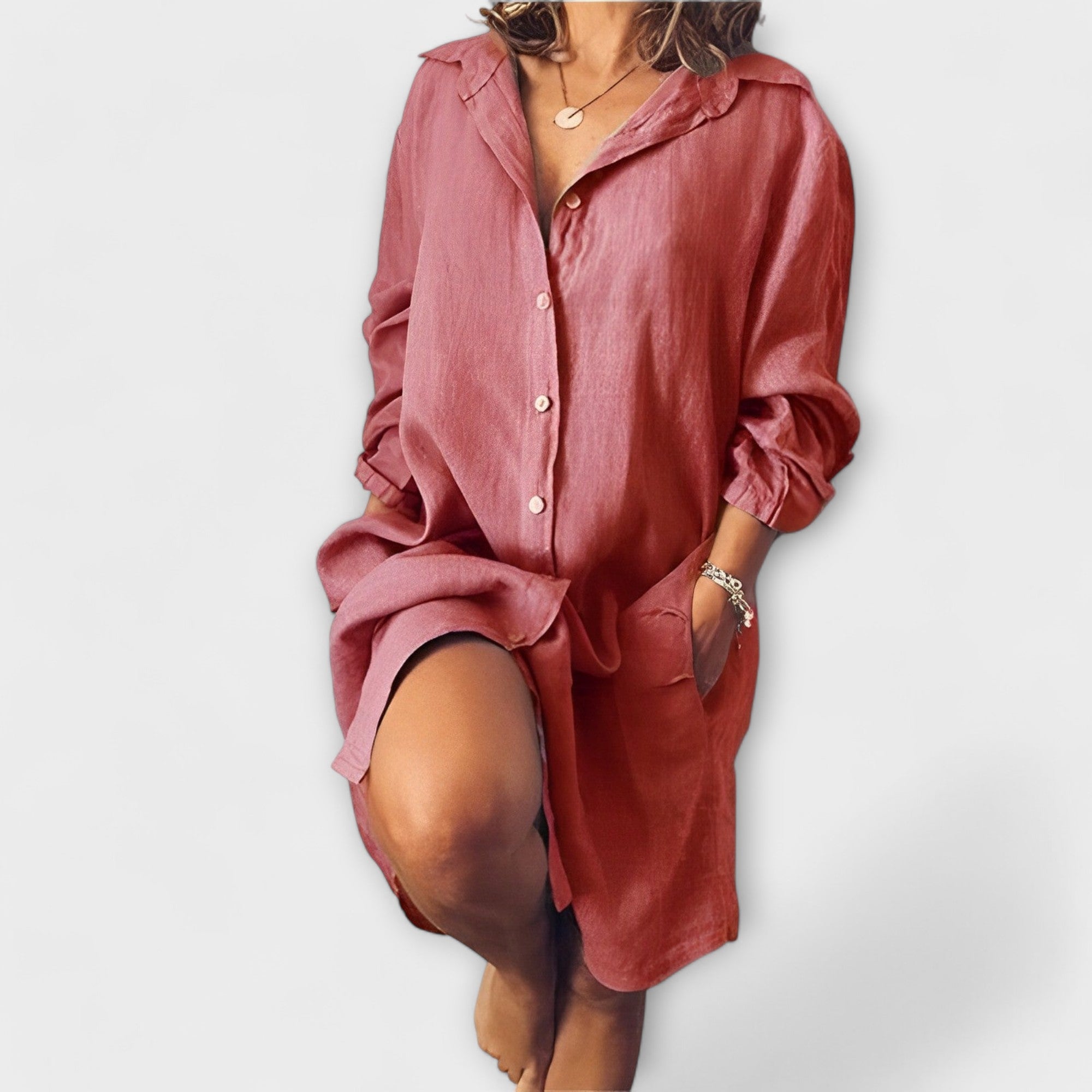 Casual linen blouse