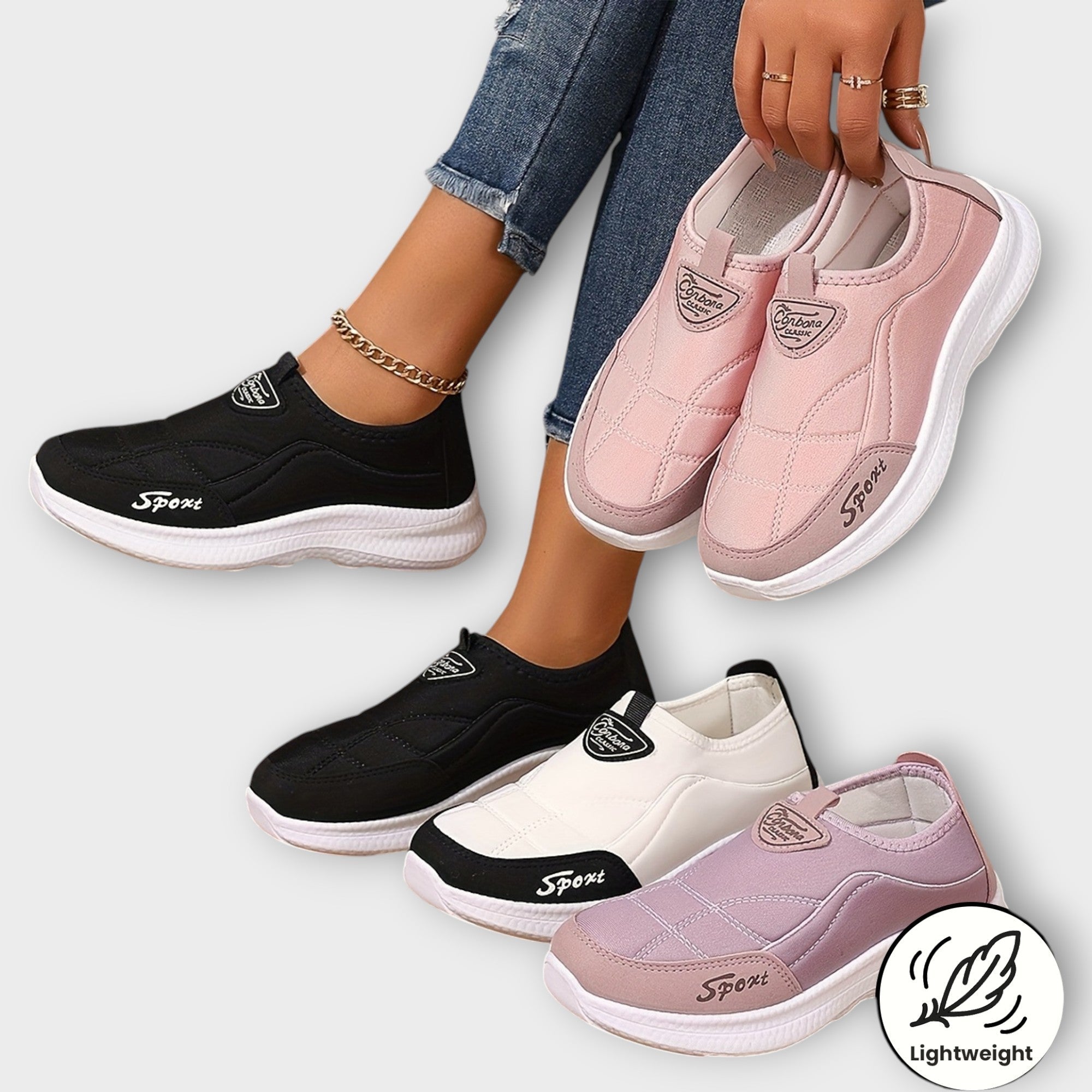 Slip-On Athletic Shoes