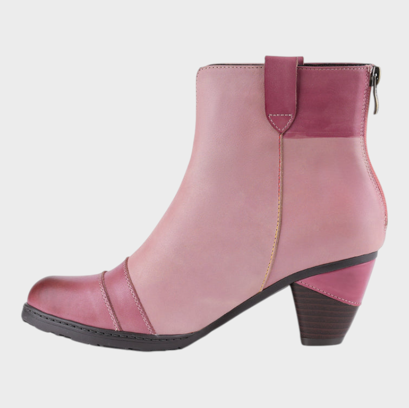Grace | Pink Ankle Boots