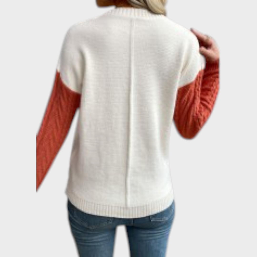 Jamella | Multicolored Patched Turn-Down Sleeve Jacket