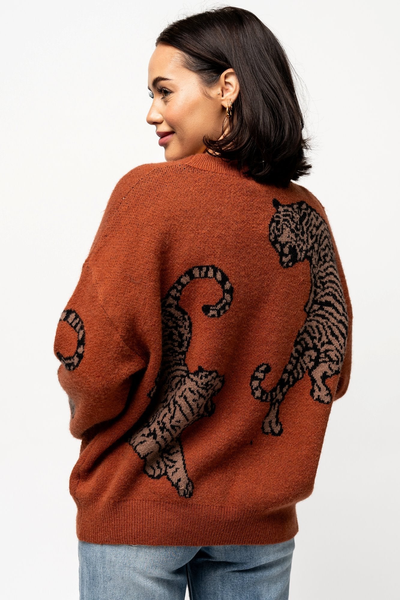 Wanda | Tigress Sweater in Rust